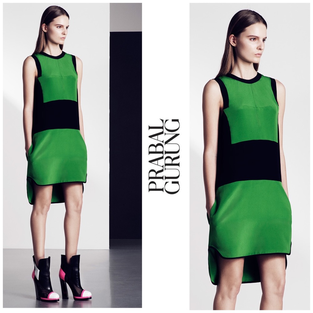 Like new Prabal Gurung designer silk dress retail $1,695